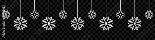 Snowflake set on isolated background.snowflake christmas vector eps 10. Vector illustration