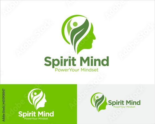 spirit mind logo designs for health mental logo