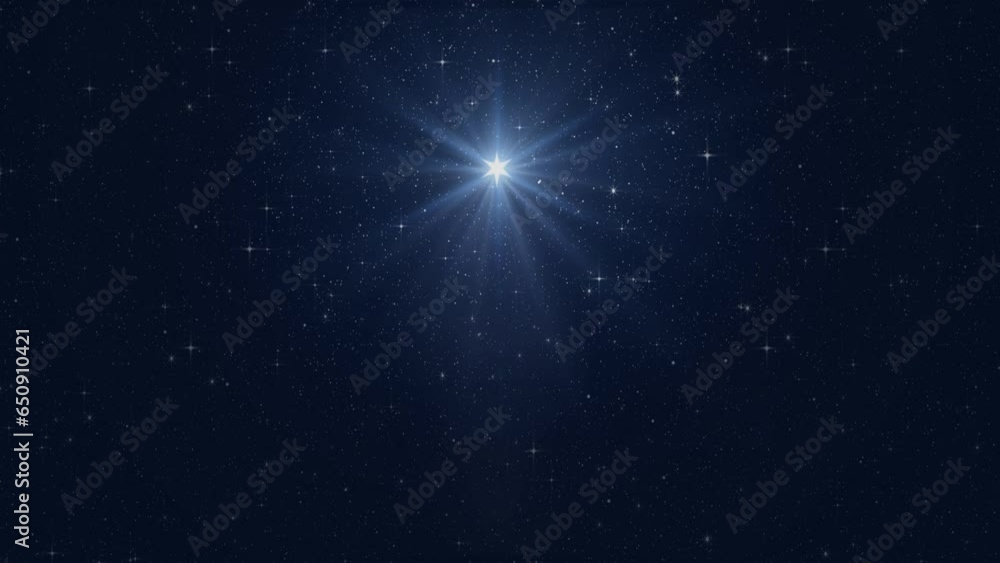 Star of Jesus with rays of light. Christmas star of the Nativity of Bethlehem, Nativity of Jesus Christ. Background of the beautiful starry sky and bright star. Star of Jesus with rays of light. Christmas star of the Nativity of Bethlehem, Nativity of Jesus Christ. Background of the beautiful starry sky and bright star.