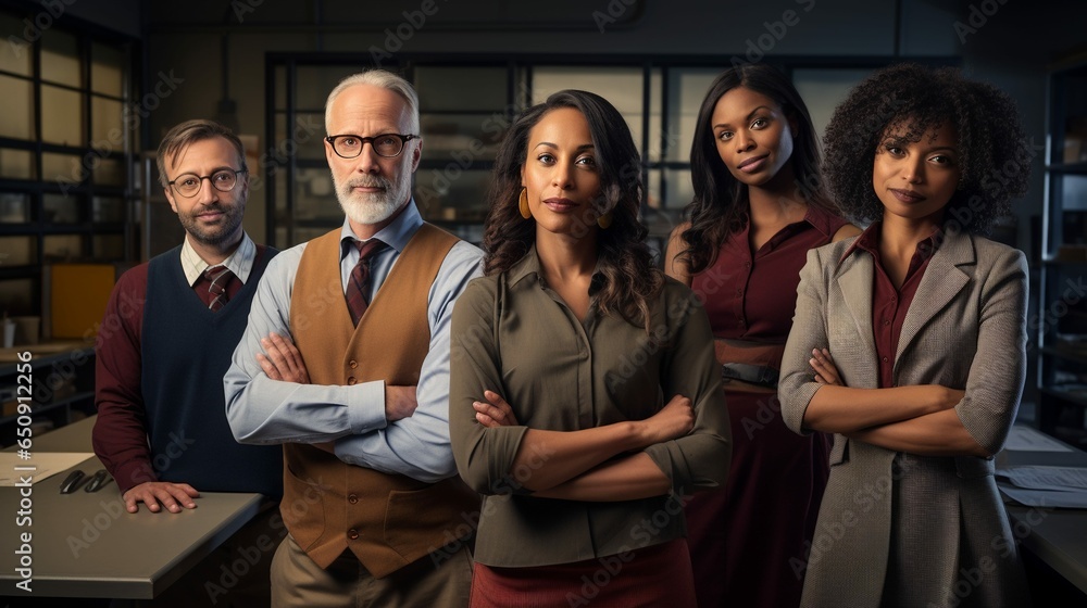 Diverse Teachers in School. An Inclusive Team of Educators Shaping the Future of Students
Diverse Teachers in School. An Inclusive Team of Educators Shaping the Future of Students