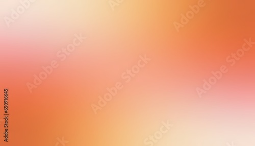 Orange, yellow and soft pink gradient background. photo