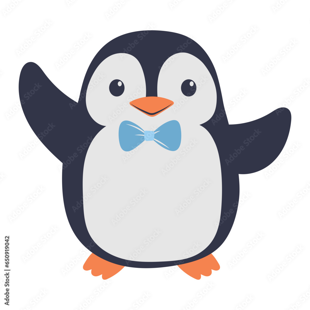 Obraz premium cute penguin illustration