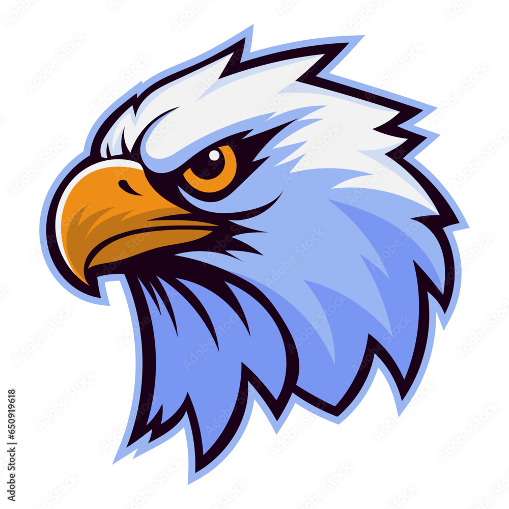 Obraz premium eagle head mascot esport logo