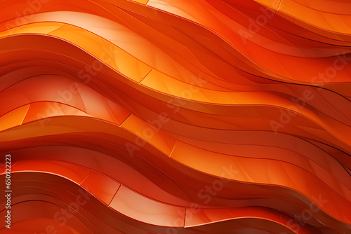 orange wavy texture abstract design