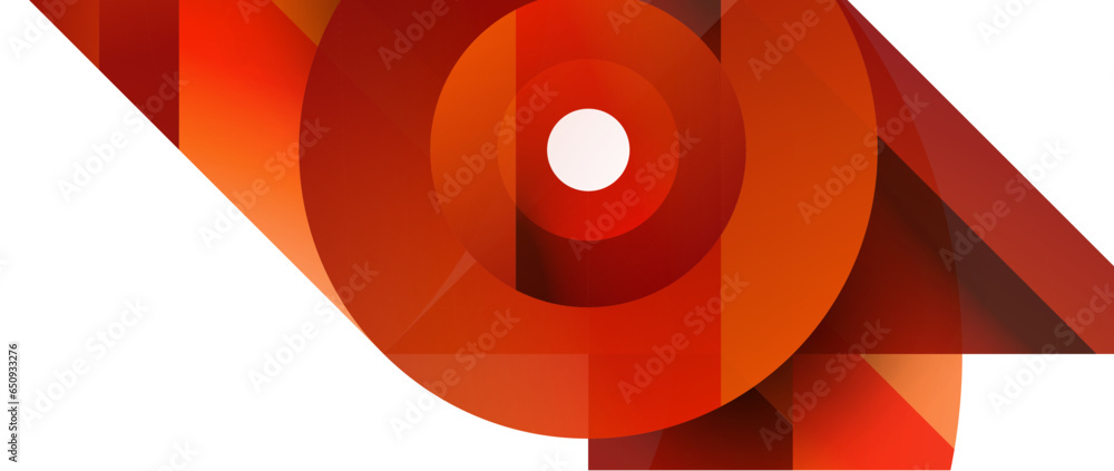 Geometric fusion - abstract harmony of triangles and circles in minimalist background design. Shapes and lines design for wallpaper, banner, background, landing page, wall art, invitation, prints Geometric fusion - abstract harmony of triangles and circles in minimalist background design. Shapes and lines design for wallpaper, banner, background, landing page, wall art, invitation, prints