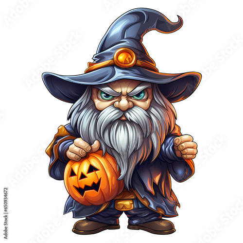 Wizard  Halloween Clipart Illustration AI Generative