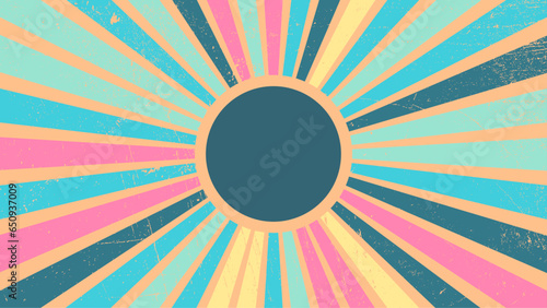Sun burst Pattern. Vector illustration
