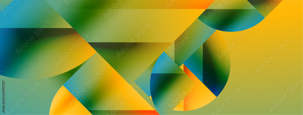 Simple geometric forms - dynamic geometric abstract background. Visual symphony of shapes and lines design for wallpaper, banner, background, landing page, wall art, invitation, prints, posters Simple geometric forms - dynamic geometric abstract background. Visual symphony of shapes and lines design for wallpaper, banner, background, landing page, wall art, invitation, prints, posters