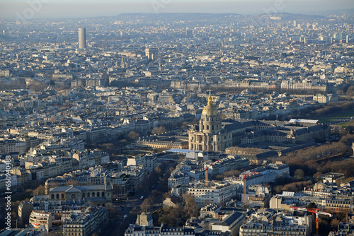 Les Invalides - View from Montparnasse Tower, Paris, France © jerzy