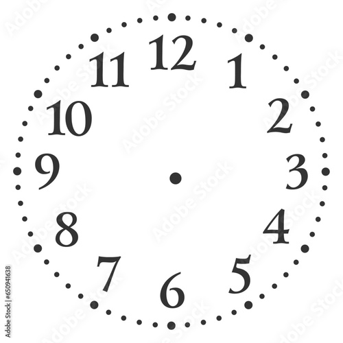 Clock Face 16 - Clock Face Illustration
