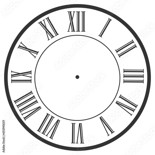 Clock Face 14 - Clock Face Illustration