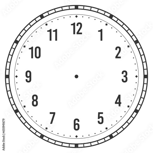 Clock Face 2 - Clock Face Illustration