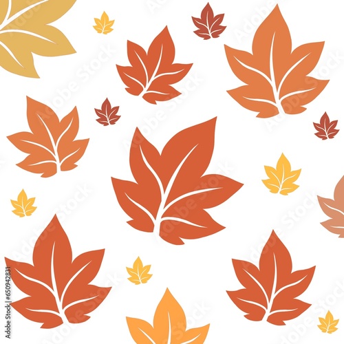 maple leaves pattern