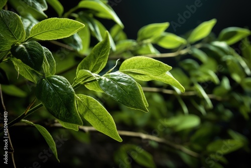 close up of leaves