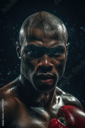 portrait of a young boxer © Srinivas