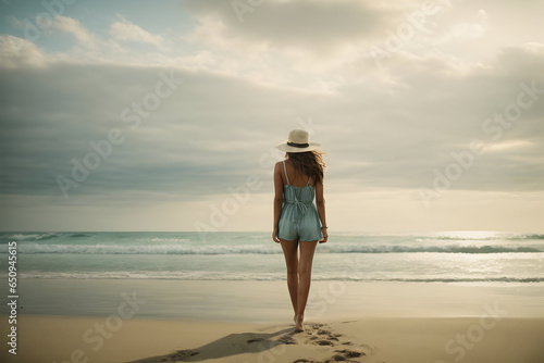 person on the beach