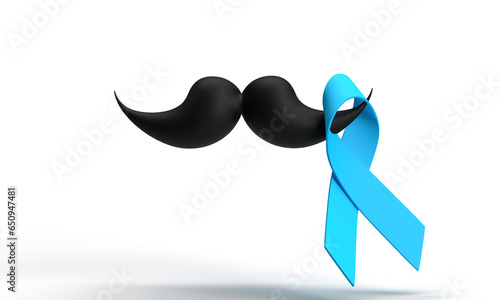 Fotografia moustache beard rion bow blue black brown dark color symbol decoration man male