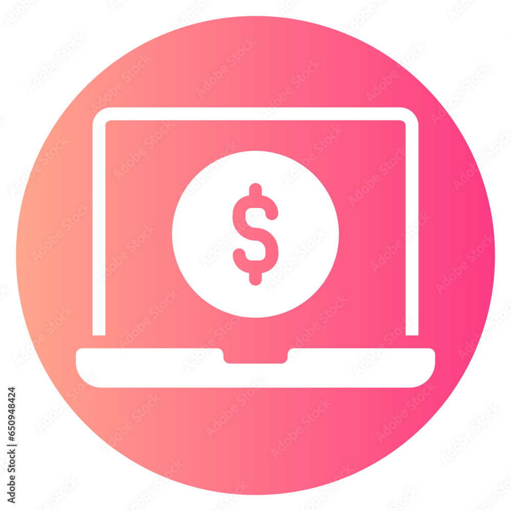 laptop gradient icon laptop gradient icon