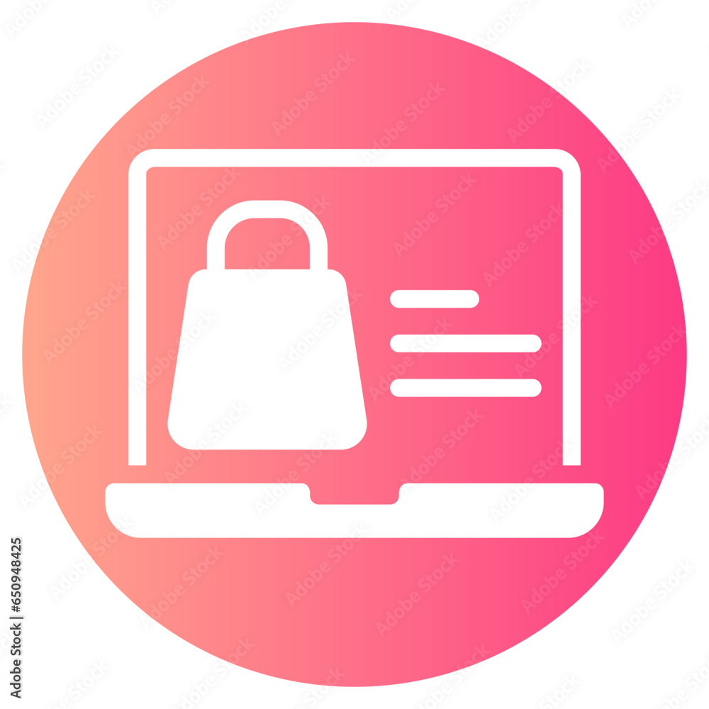 laptop gradient icon
