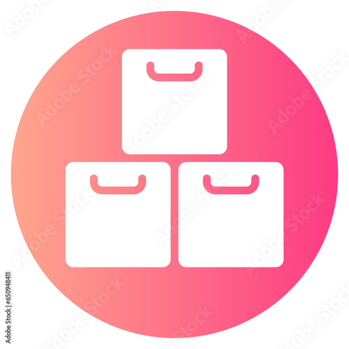 boxes gradient icon
