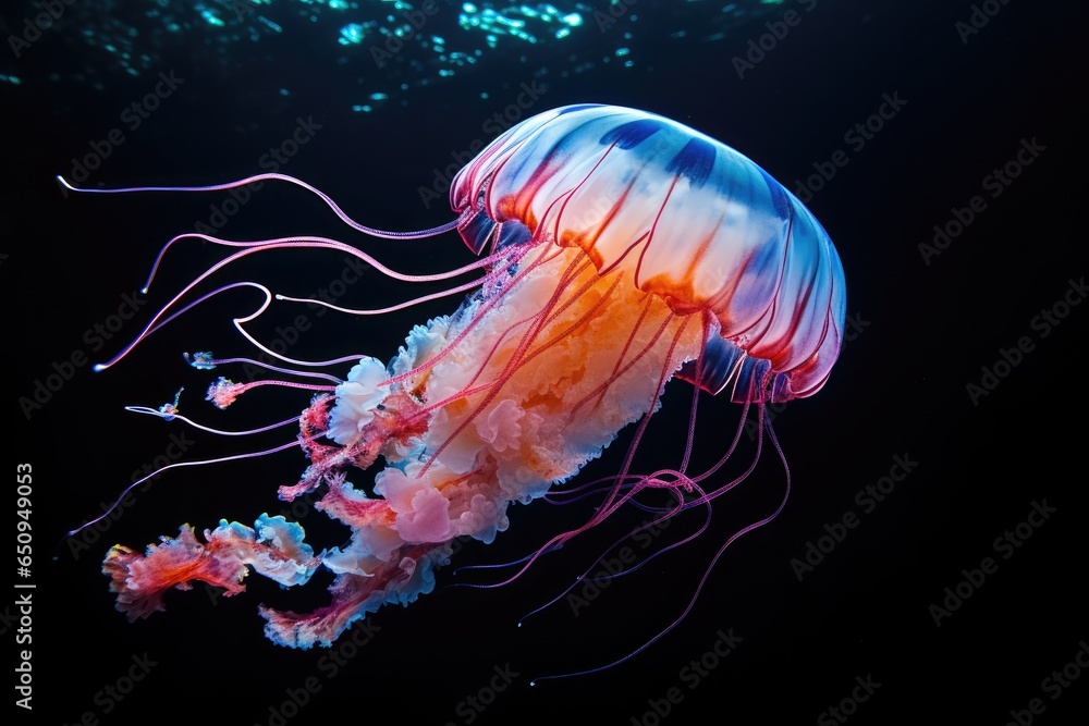 Naklejka premium jelly fish in the sea