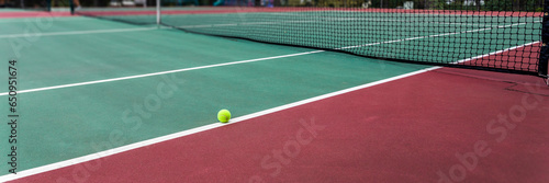 Tennis court with ball © Mariusz Blach