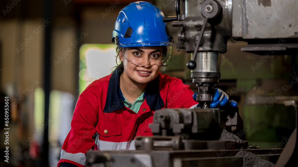 Workers Factory or Engineering work at factory site check up machine or products in site. Foreman or Technician checking Material or Machine on Plant. Heavy industry factory concept. Workers Factory or Engineering work at factory site check up machine or products in site. Foreman or Technician checking Material or Machine on Plant. Heavy industry factory concept.