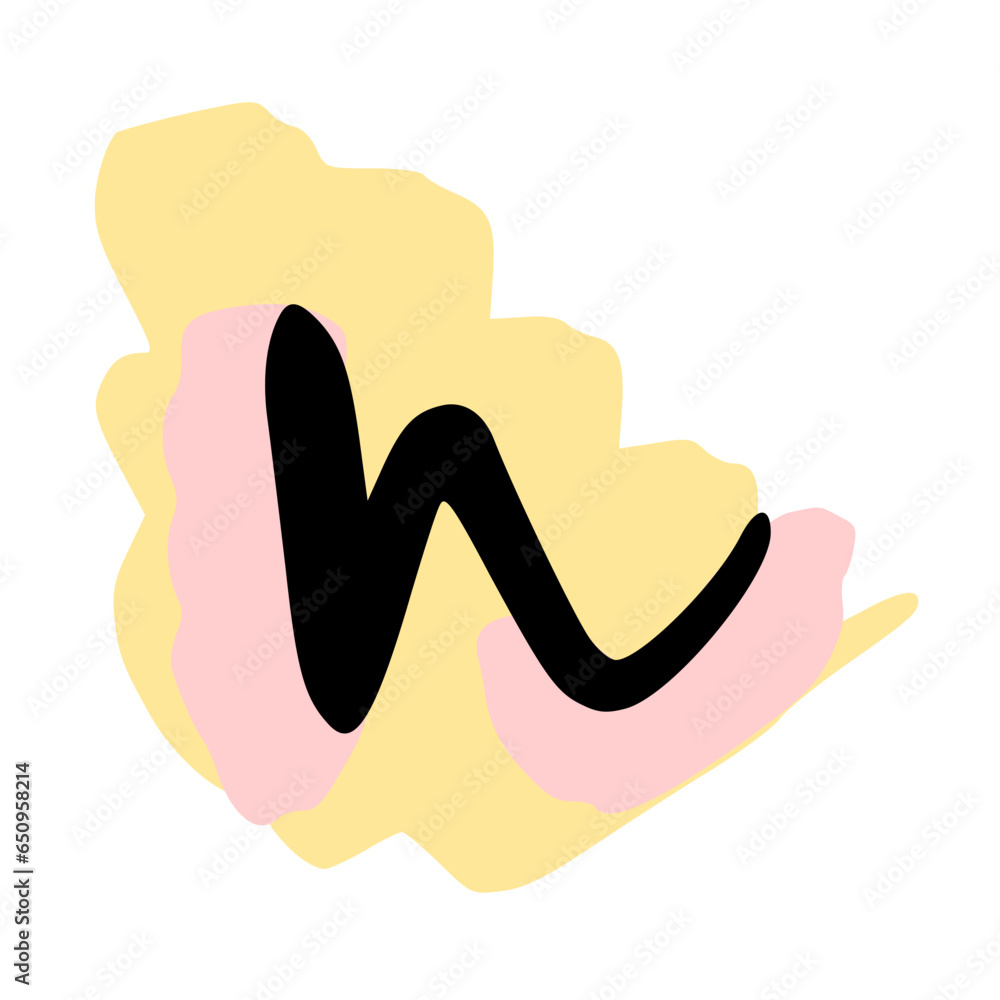 Fototapeta premium Colorful Alphabet Letters Illustration