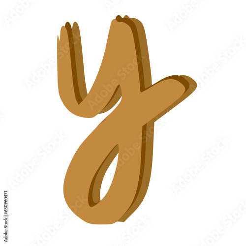 Obraz na płótnie Alphabet Letters Illustration w salonie