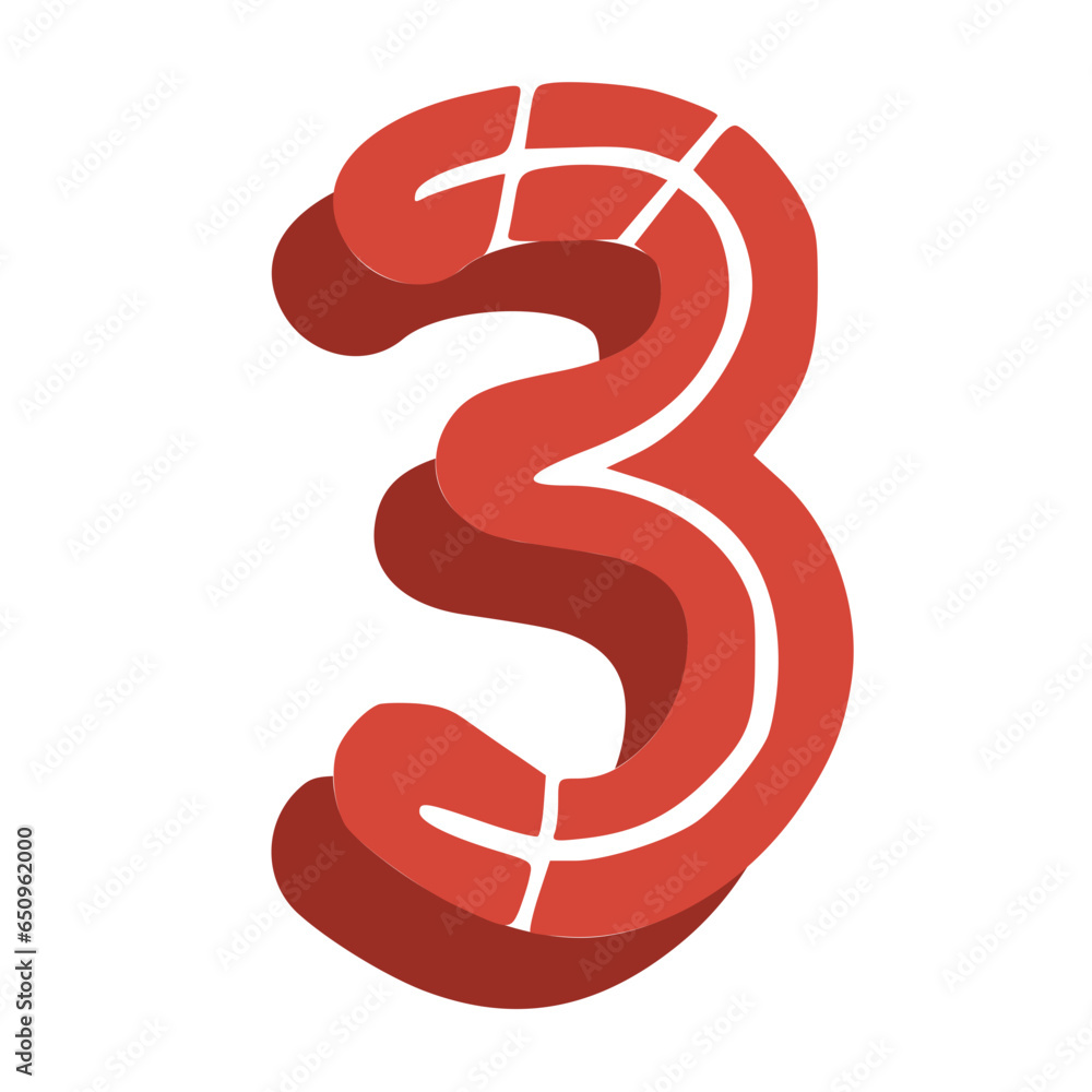 Handmade Alphabet Letters Red Color