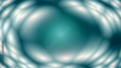 Animation of abstract organic movement of bacteria forming a wave ring photo