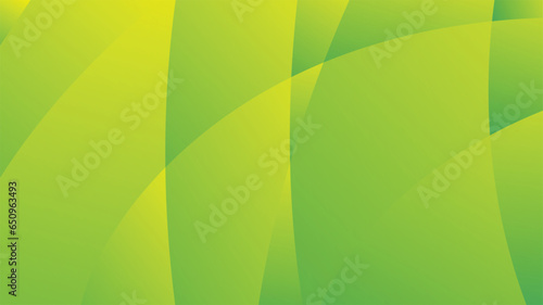 Bright green gradient polygon abstract background