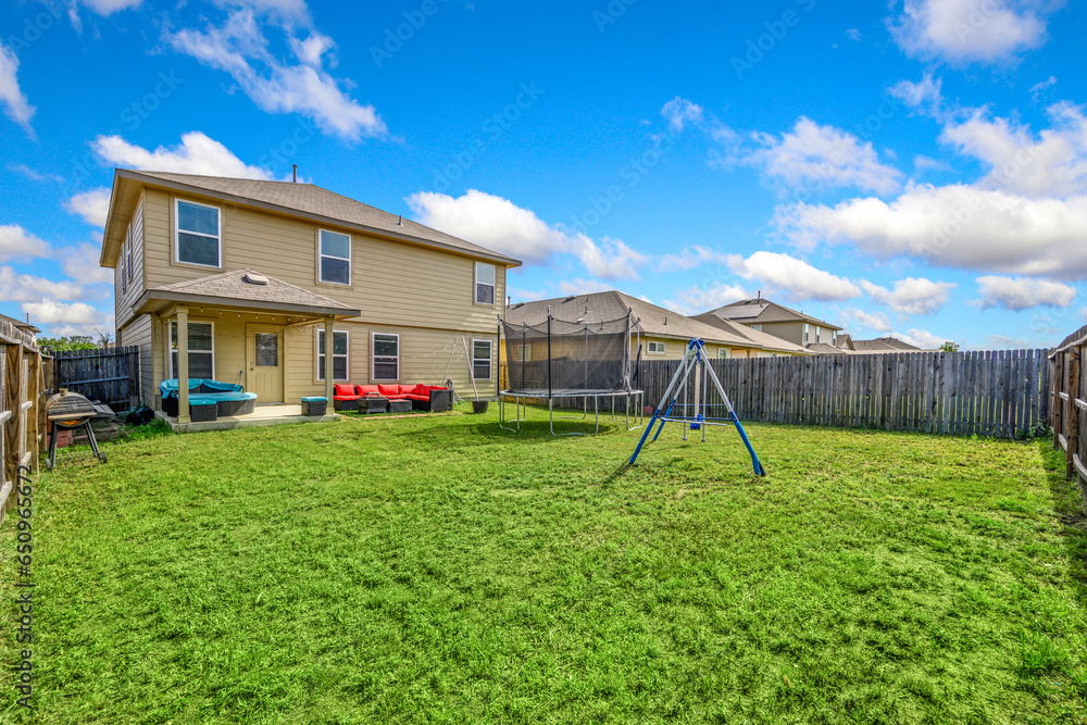 Fototapeta premium home back yard