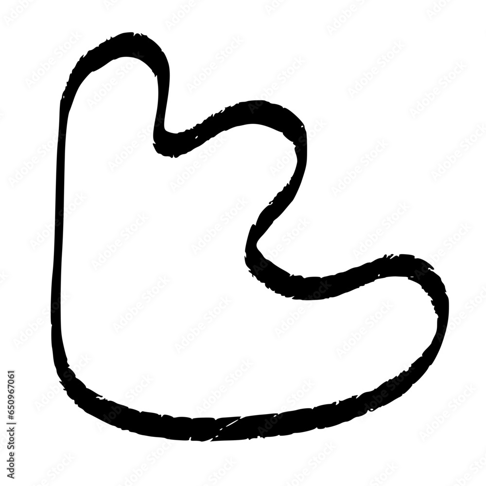 Fototapeta premium Line Abstract Hand Drawing