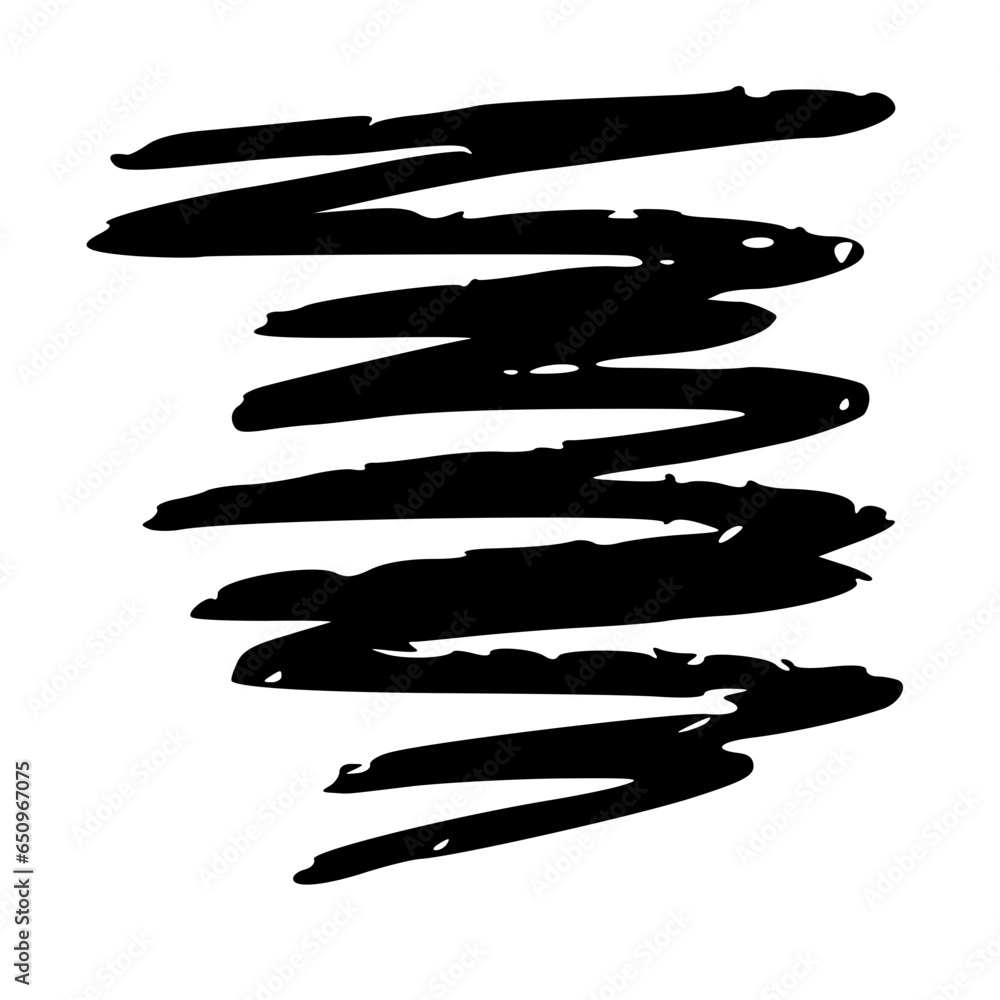 Line Abstract Hand Drawing Line Abstract Hand Drawing