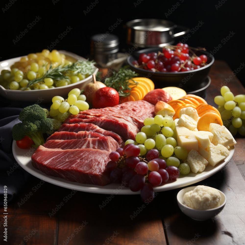 ultra detailed stock photo of a plate topped with meat and veggies, thanksgiving dinner, ultra detailed stock photo of a plate topped with meat and veggies, thanksgiving dinner,