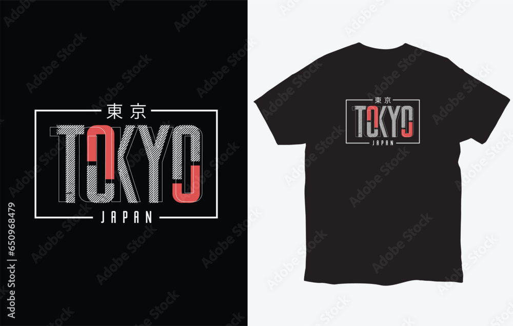 Fototapeta premium Tokyo t-shirt and apparel design
