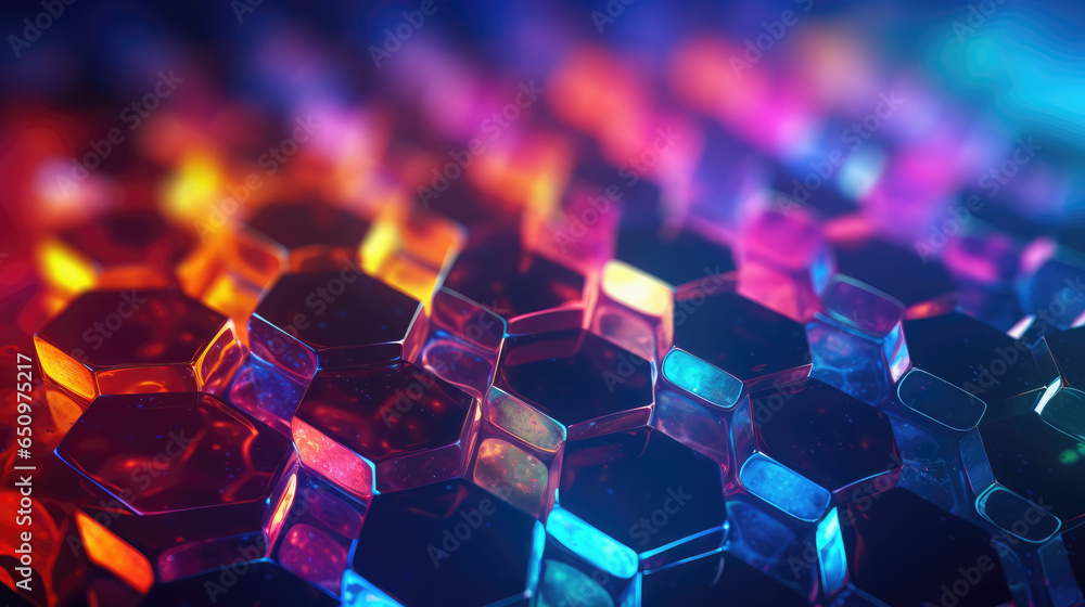 Hexagon Pattern Digital Abstract Background Hexagon Pattern Digital Abstract Background