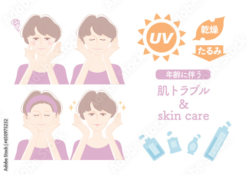 skin care_美容_40代50代以上_女性_肌トラブル_skin care