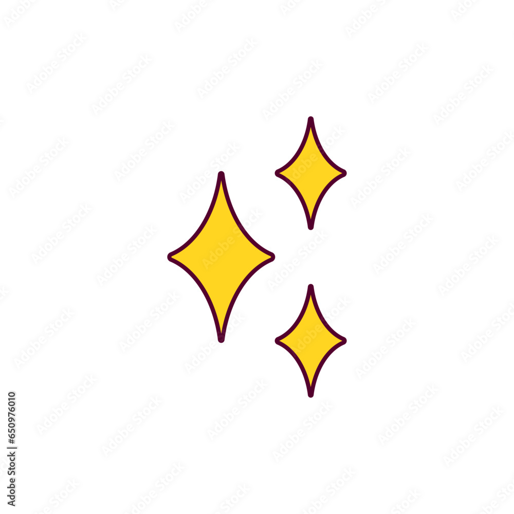 star doodle line for decoration star doodle line for decoration