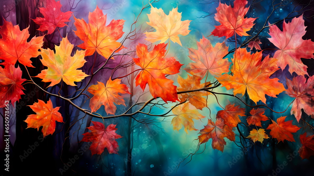 background with autumnal colors, showcasing the beauty of falling leaves and the coziness of a harvest season. background with autumnal colors, showcasing the beauty of falling leaves and the coziness of a harvest season.