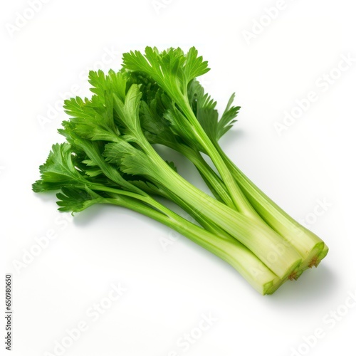 Celery isolated on a white background