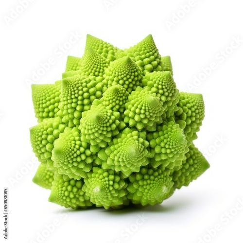 Romanesco broccoli isolated on a white background