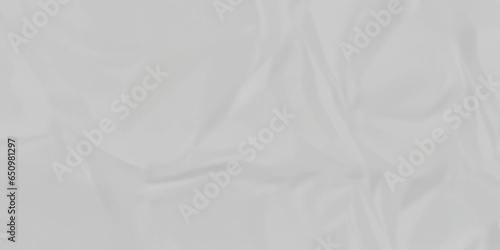  White satin crumpled paper texture and White crumpled paper texture crush paper so that it becomes creased and wrinkled. Old white crumpled paper sheet background texture.
