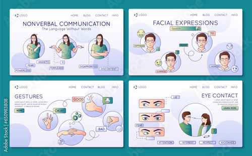 Nonverbal Communication Landing Pages