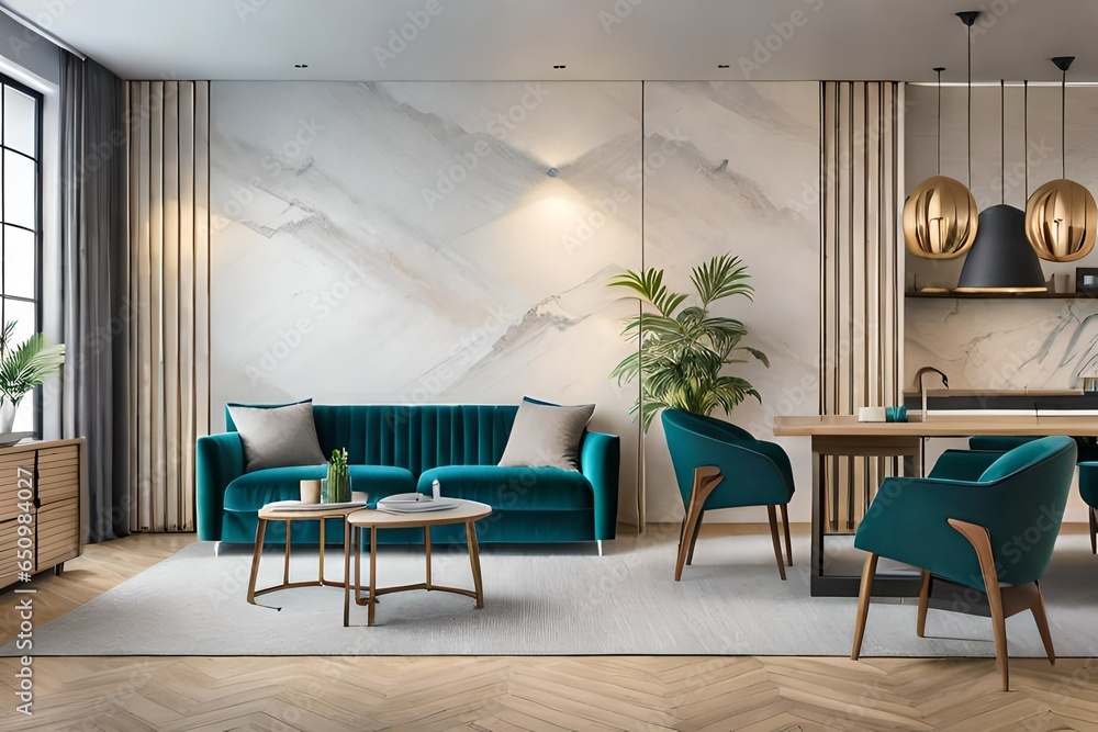 Fototapeta premium modern living room