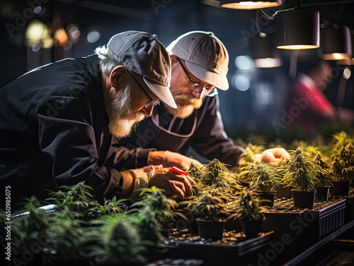 Cannabis farms operating within greenhouses are the setting for growers to conduct thorough inspections of cannabis flowers as part of medical cannabis cultivation.