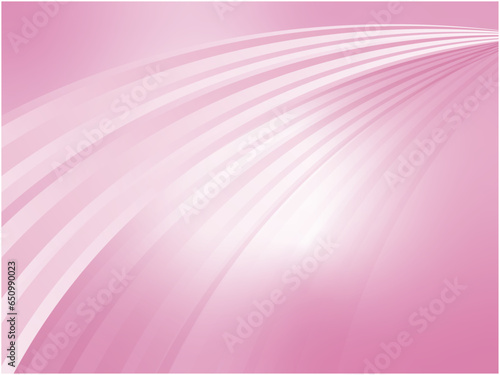 透明感あふれるアブストラクトなウェーブ背景_ピンク