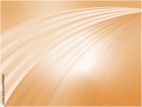 透明感あふれるアブストラクトなウェーブ背景_ダークオレンジ