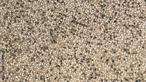 texture of stones on agglomerated crushed stone floor background